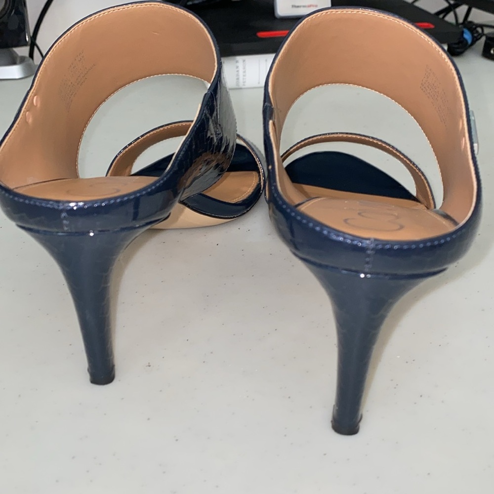 Calvin Klein Cecilly Navy Python Patent Leather S… - image 4
